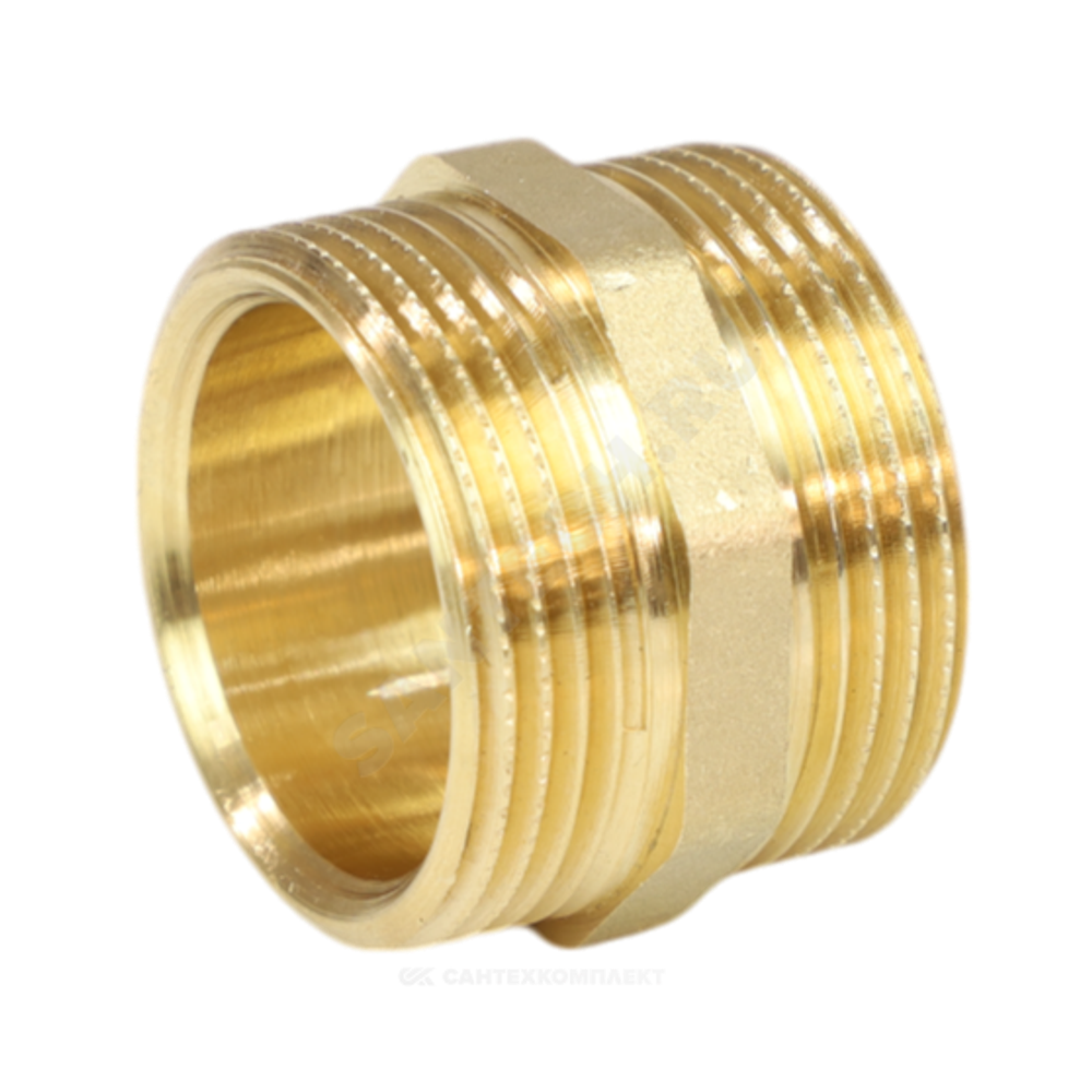 Ниппель латунь Ду 20 (3/4") НР LD LD.65.501.20