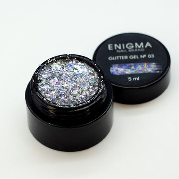 Глиттер гель Enigma №03