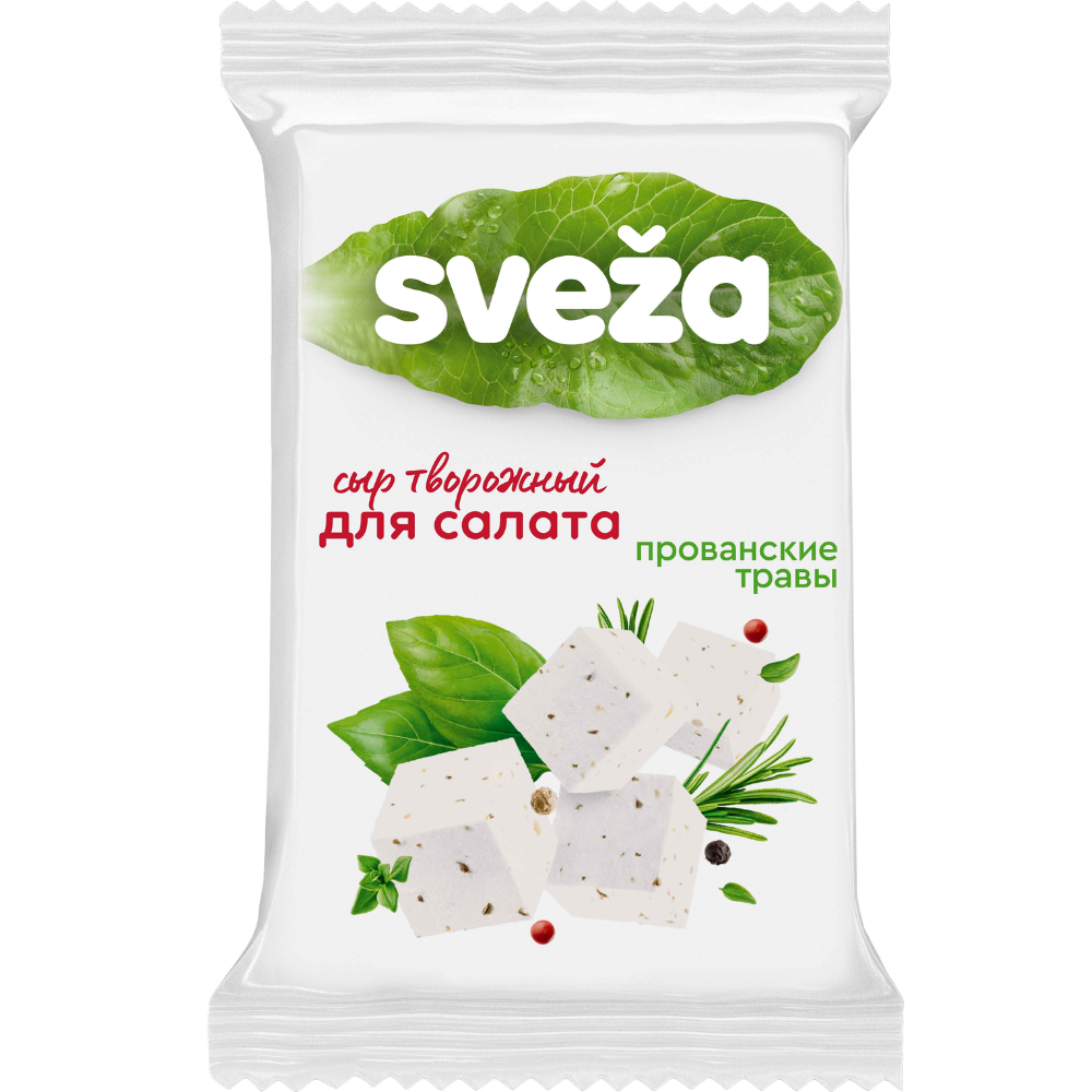 Сыр творожный SVEZA для салата Прованские травы 250 гр