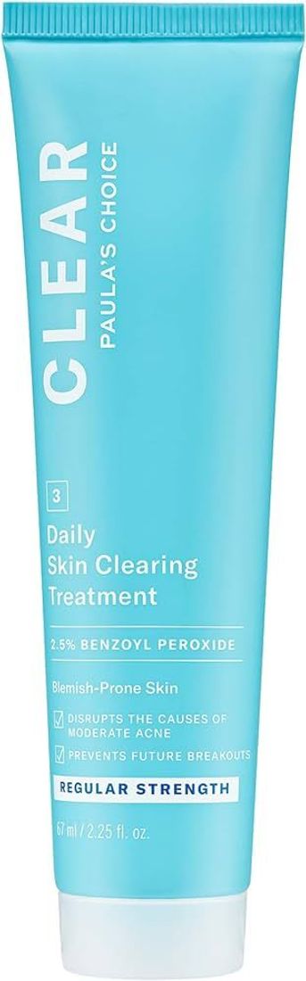 Лечебный крем от прыщей Clear Regular Strength Daily Skin Clearing Treatment, 57мл