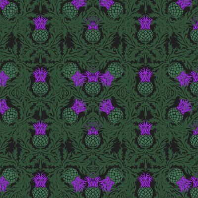 Чертополох. Зеленый.