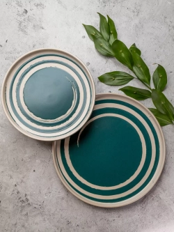 Набор 2 шт тарелок с бортами 25,5 см, Океан