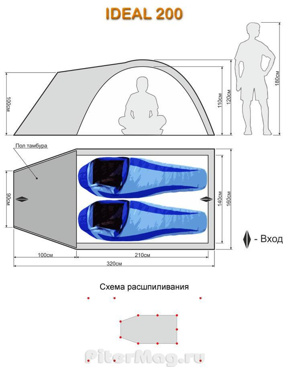 Палатка Maverick Ideal 200 Alu