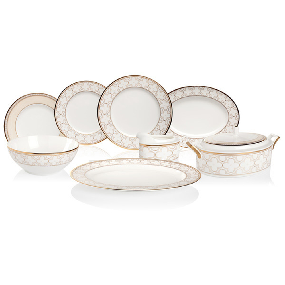 Сервиз столовый на 6 персон 23 предмета Noritake Трефолио