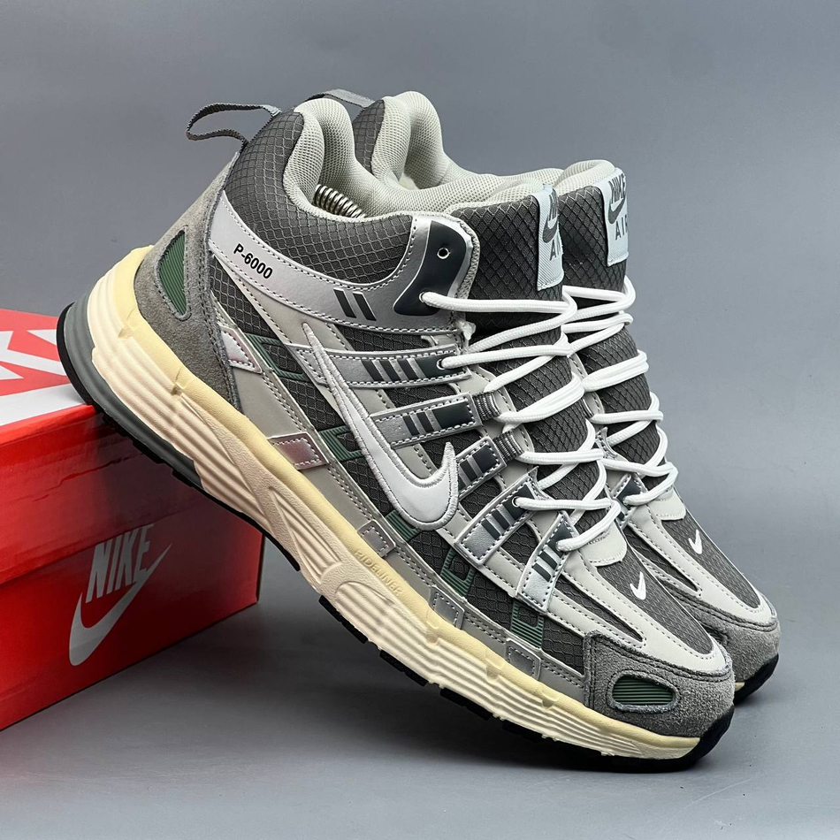Кроссовки Nike P-6000 на меху #375 (сер.)