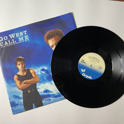 Винтажная виниловая пластинка LP Go West Call Me (The Indiscriminate Mix) (UK 1985) Maxi Single 45 RPM