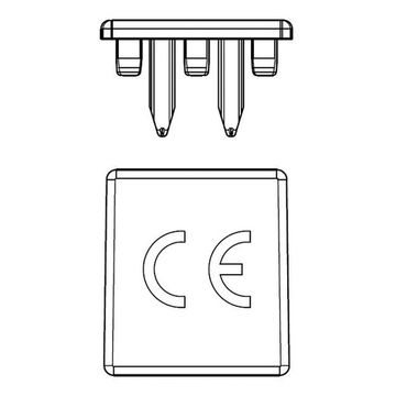 Заглушка для шины 3 полюса, 16мм.кв. Schrack Technik BSB00116--