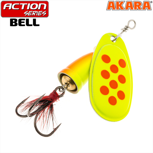 Блесна вращающаяся Akara Action Series Bell 4 10 гр. 1/3 oz. A37