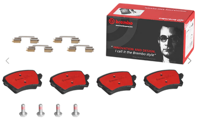 Колодки тормозные заднгие Brembo "NAO Line"