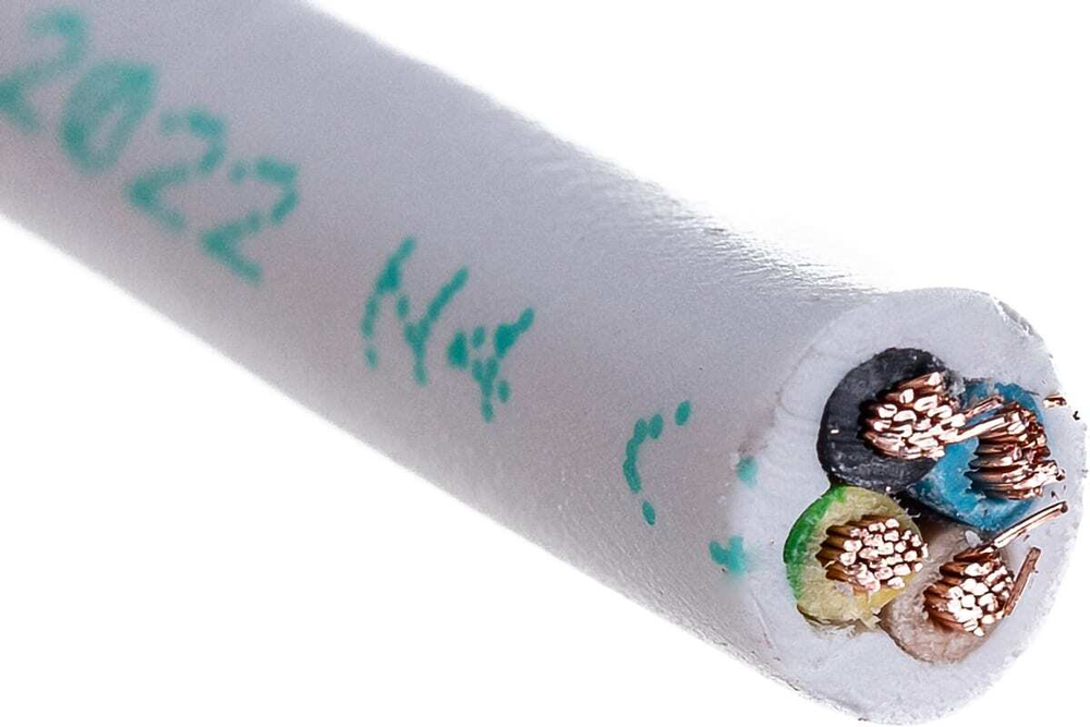 Провод ПВС 4х4 ГОСТ, белый