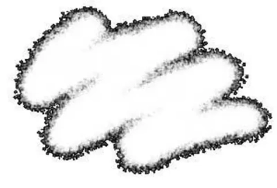 Краска белая.