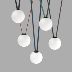 DK5554-BK Cветильник для трека-ремня Belty, серия Orb, со светодиодом, D230*H236мм, 48V DC, 15W, RA90, 120°, 4000K, IP20, черный, акрил