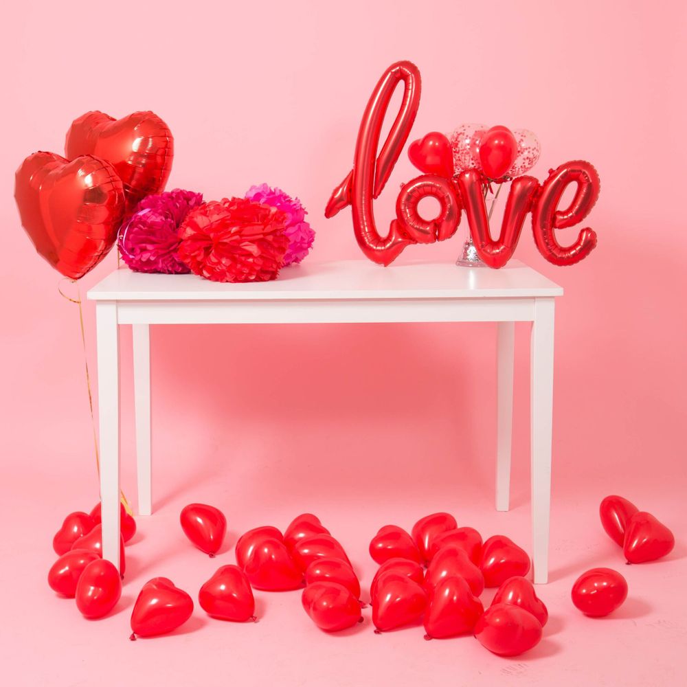 Шар (18"/46 см) Сердце, Красный