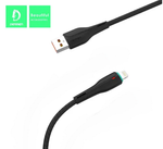 Кабель USB - Lightning DENMEN D16L 3.6A (черный) 1м