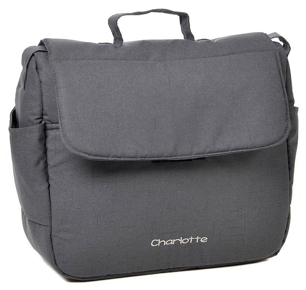 Детская коляска Indigo Charlotte Sity Classic 12 3 в 1 с автокреслом Avionaut Cosmo Cs03 т.серый/фиолетовый