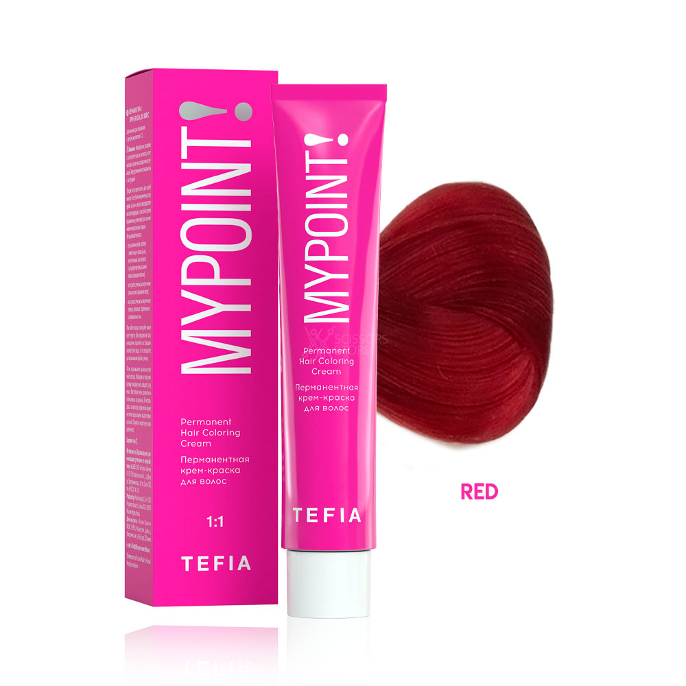 TEFIA Перманентная крем-краска для волос MYPOINT 60мл