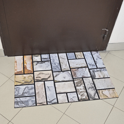 Коврик 60*90см придверный резиновый с ворсом BZ-8814-06