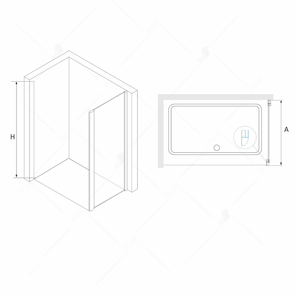 Боковая панель RGW Z-01 (Прозрачное, 700)