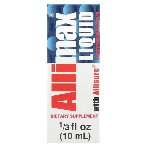 Allimax, Жидкость с Allisure®, 40 мкг, 10 мл (1/3 жидк. Унции)
