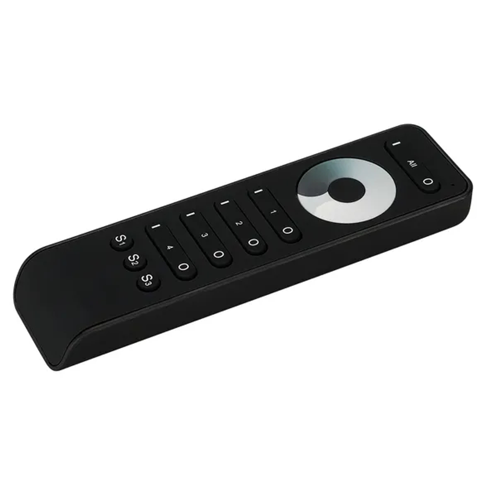 Пульт SMART-R33-DIM Black (4 зоны, 2.4G) (Arlight, IP20 Пластик, 5 лет) 025030