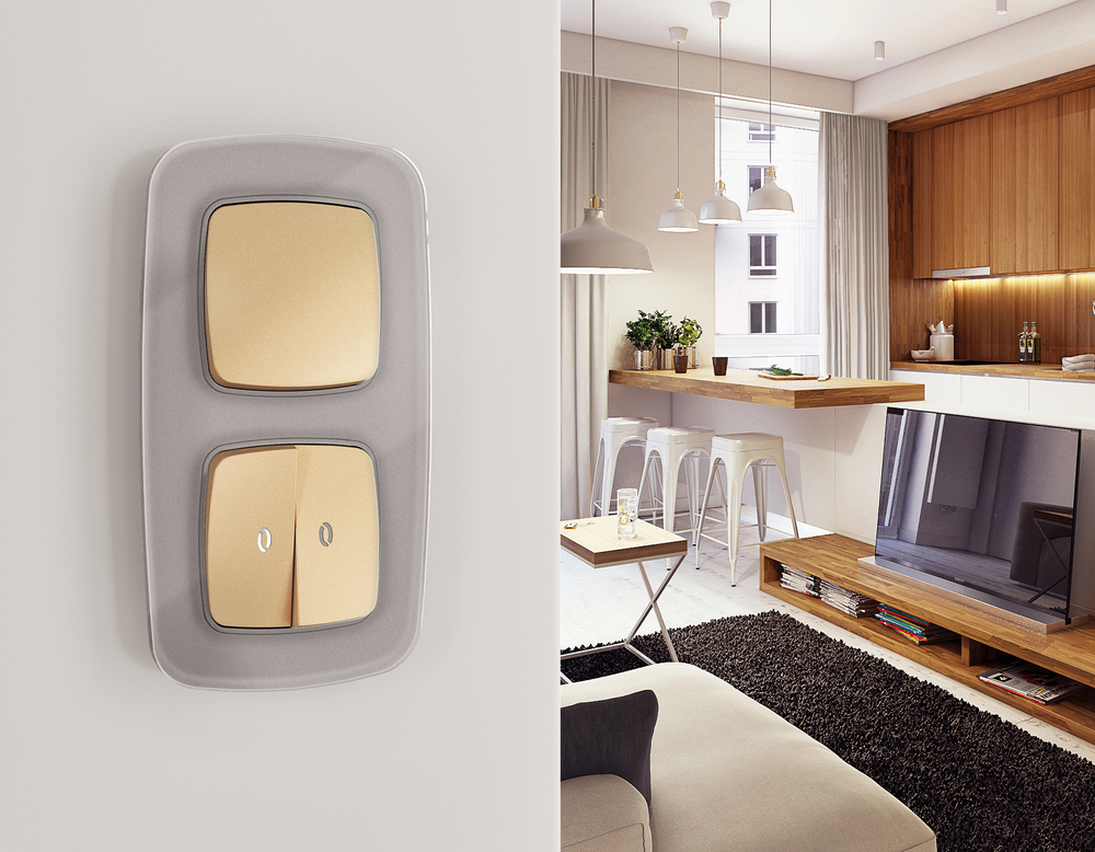 OF320504 Рамка OMEGA Radian (Сталь Стекло органическое) 4-ая