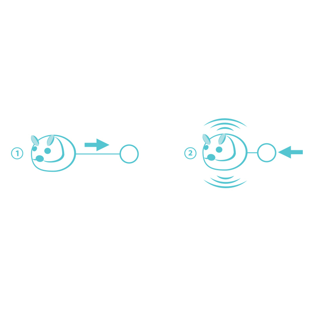 Игрушка для кошек вибрирующая "Мышь", 60мм, Triol
