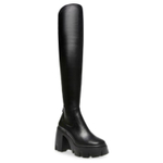 STEVE MADDEN PU Over the knee Boots 10.5cm Women"s Black