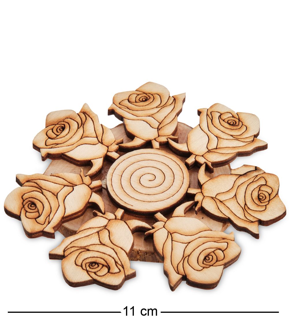 Народные промыслы ДР- 49/ 1 Подставка под горячее 110х10мм