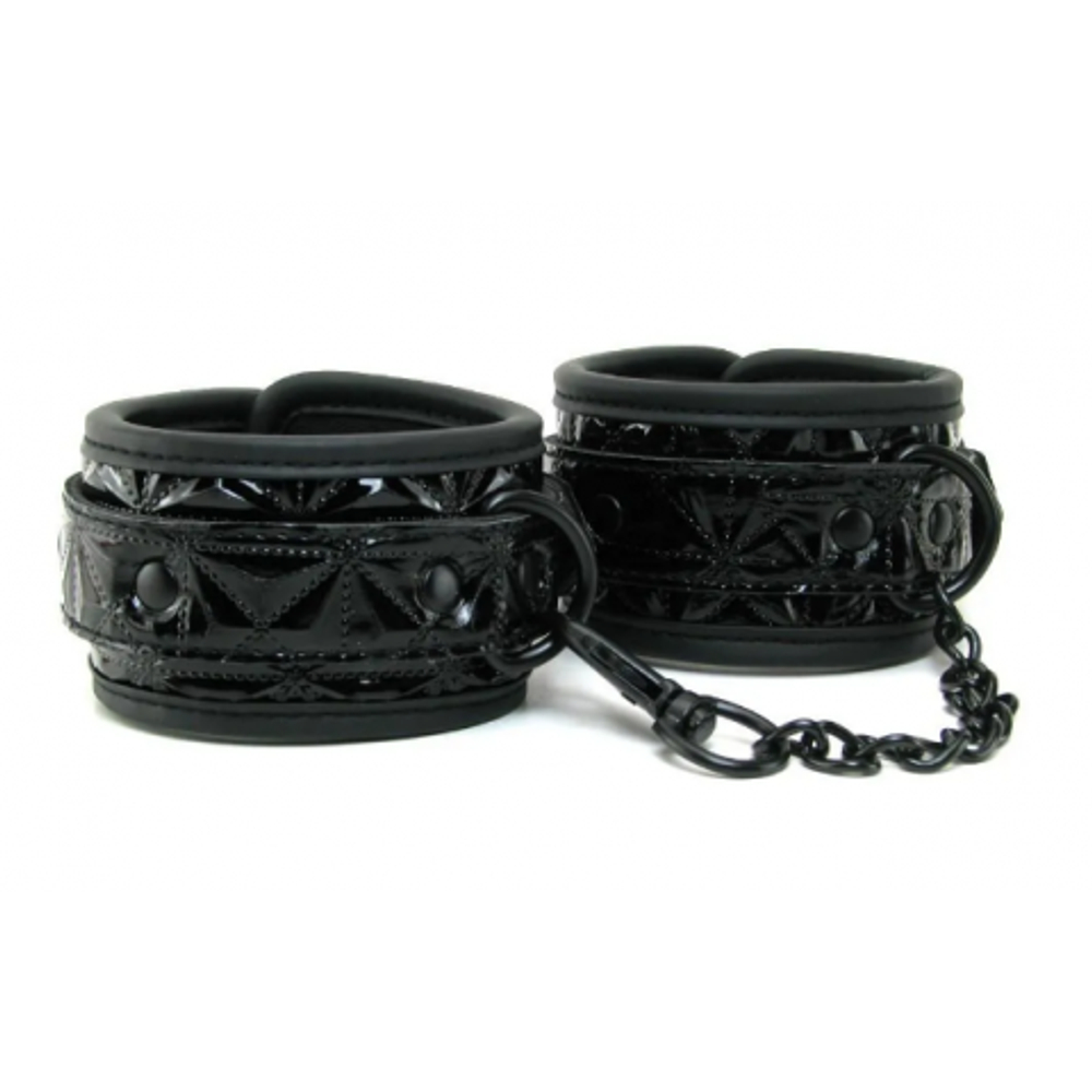Оковы для ног на цепочке Luxury fetish черные