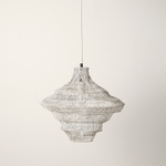 Светильник подвесной vinger, D45х50 см, бежевый