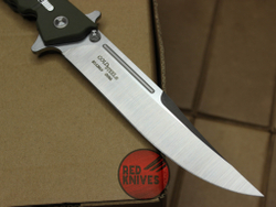 Нож Cold Steel Luzon XL - зеленая рукоять, клинок сатин