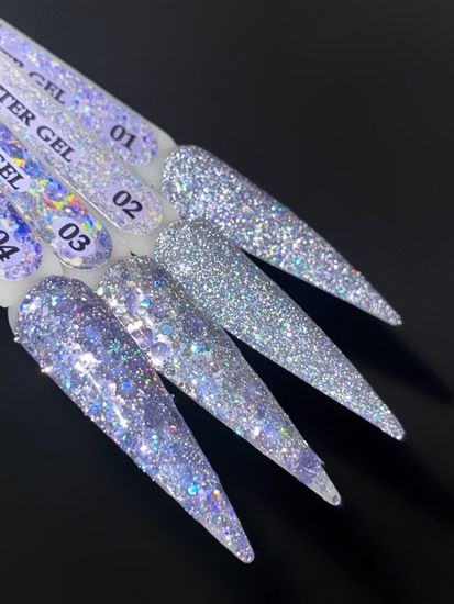 Глиттер гель Enigma №02