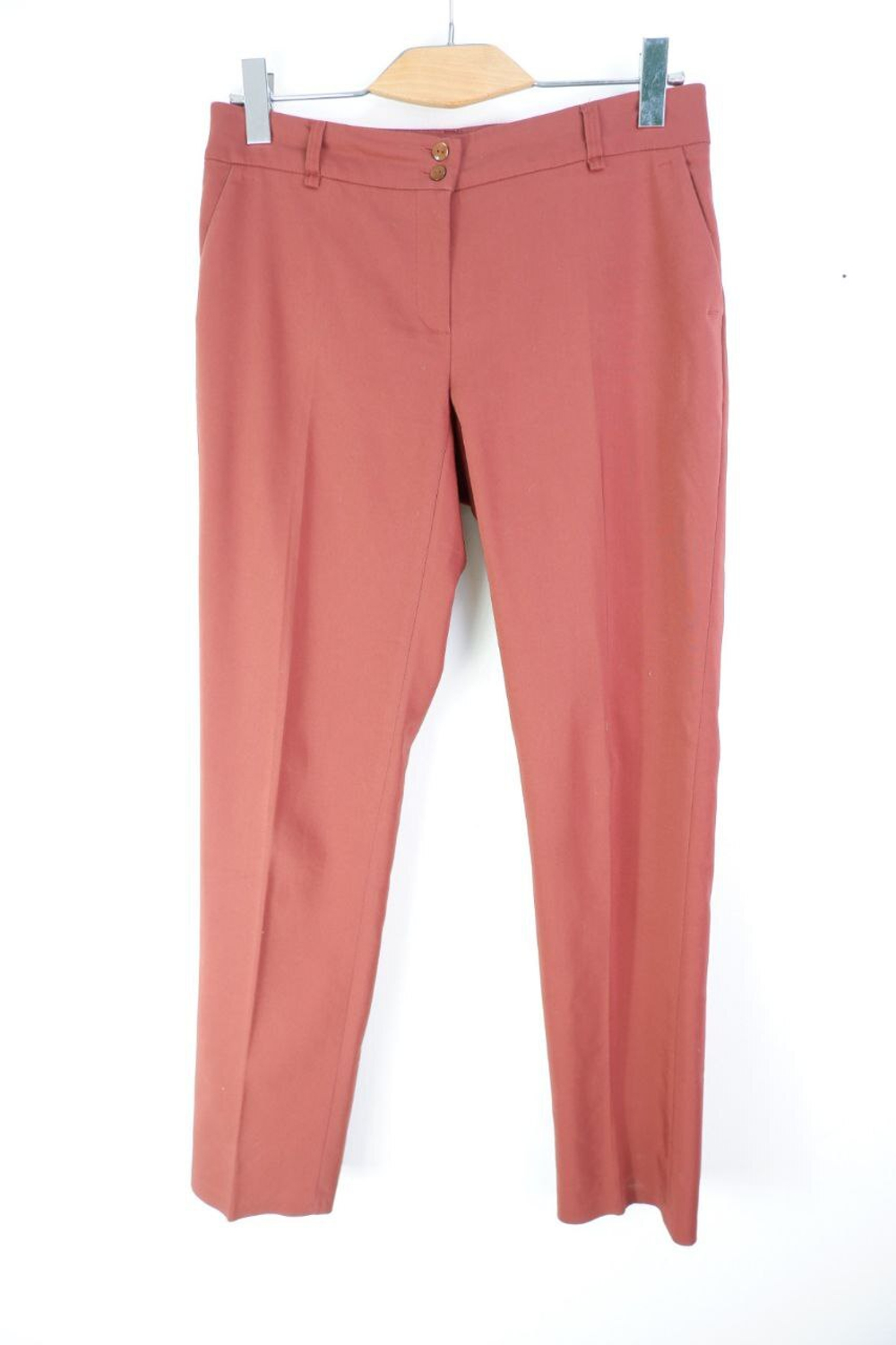 Брюки BOZENA ярки-кирпичного оттенка 46 размер