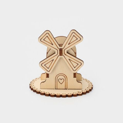 Подставка под зубочистки «Мельница», 7×7×7 см