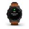 Garmin EPIX (Gen 2) Sapphire титановый черный с коричневым кожаным ремешком