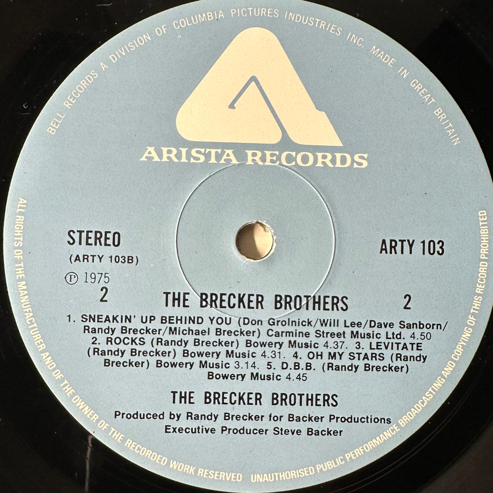 The Brecker Brothers ‎– The Brecker Bros (Англия 1975г.)