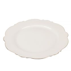 Набор тарелок 6 шт "White" d=27/21,5см/19см (фарфор) (подарочная упаковка)