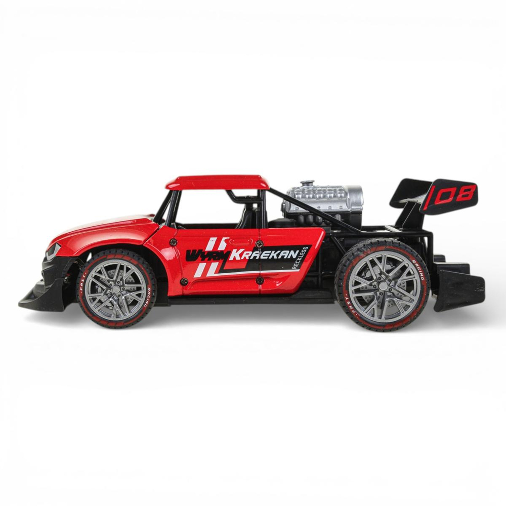 Р/У машина "SportCar", металл, 1:16, со светом, 5-ти канальный пульт, на батарейках, TY-530T-red