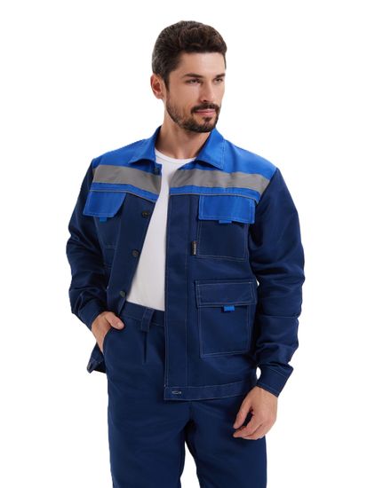 Костюм "Нова" (куртка+брюки) цв. син/вас