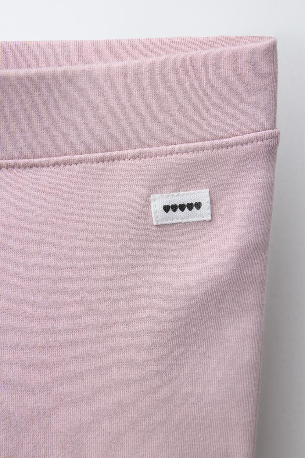 ZARA ЛЕГИНСЫ FLARE ИЗ ИНТЕРЛОКА С ЭТИКЕТКОЙ, РОЗОВЫЙ/ЛИЛОВЫЙ