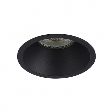 Светильник встраиваемый MUNICH под лампу GU10, цвет черный, D82xH57, 2мм, IP20