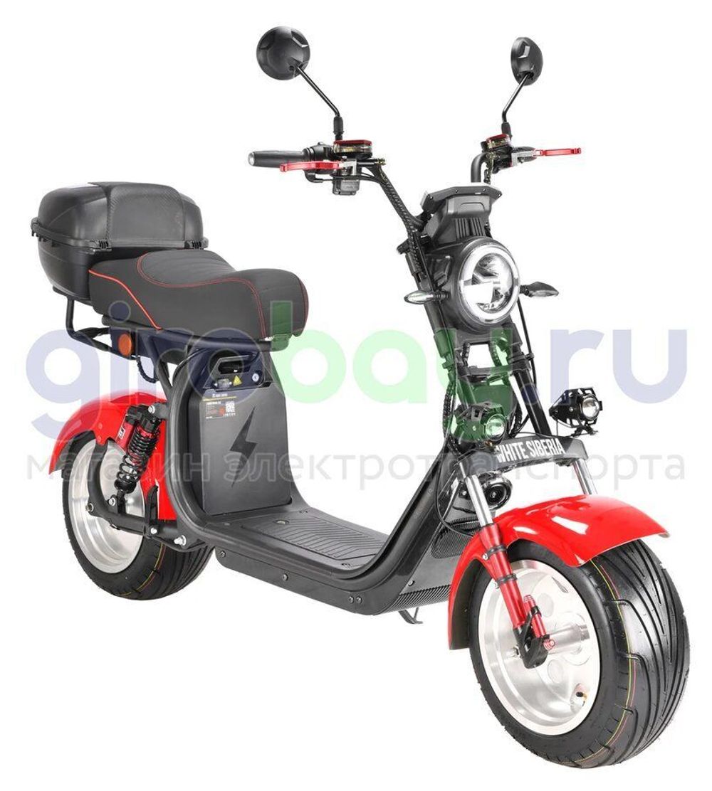 Электроскутер CityCoco WHITE SIBERIA PRO MAX 3950W (Красный) фото 6 Электроскутер CityCoco WHITE SIBERIA PRO MAX 3950W (Красный) фото 6 фото №11