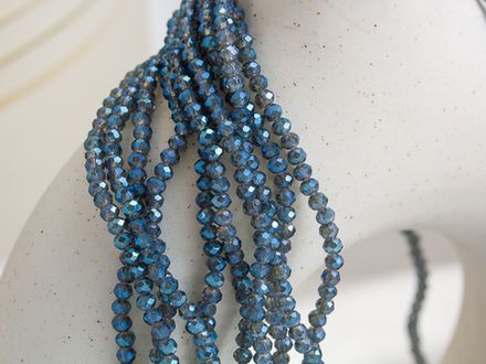 Нить бусин для украшений 3мм (ювелирное стекло)