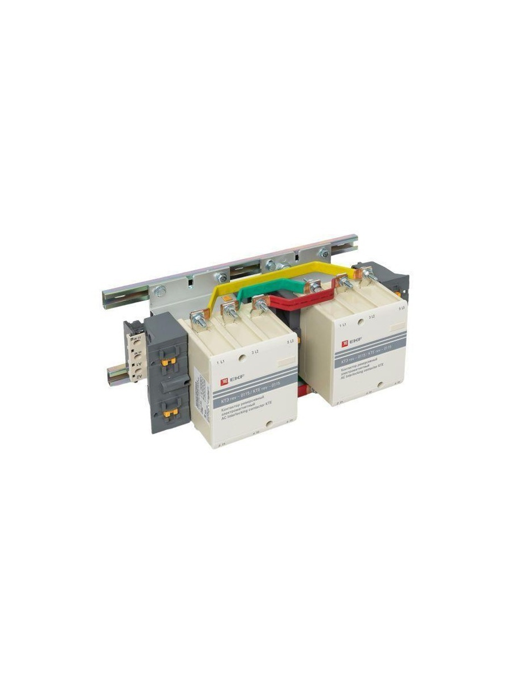 Контактор реверсивный КТЭ 115А кат. 230В AC 2НО EKF ctr-b-r-115