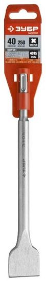 Зубило ЗУБР SDS-plus плоское широкое 40х250 мм