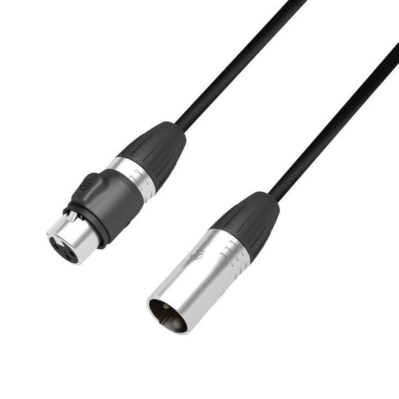 Adam Hall K4 DMF 1000 IP65 - кабель DMX, AES/EBU XLR (F) - XLR (M), 2 x 0.34 мм2, IP65, 10 м