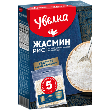 Рис Жасмин Увелка 400 гр