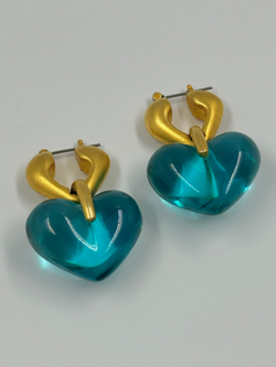 Серьги с подвесками в виде сердец Givenchy