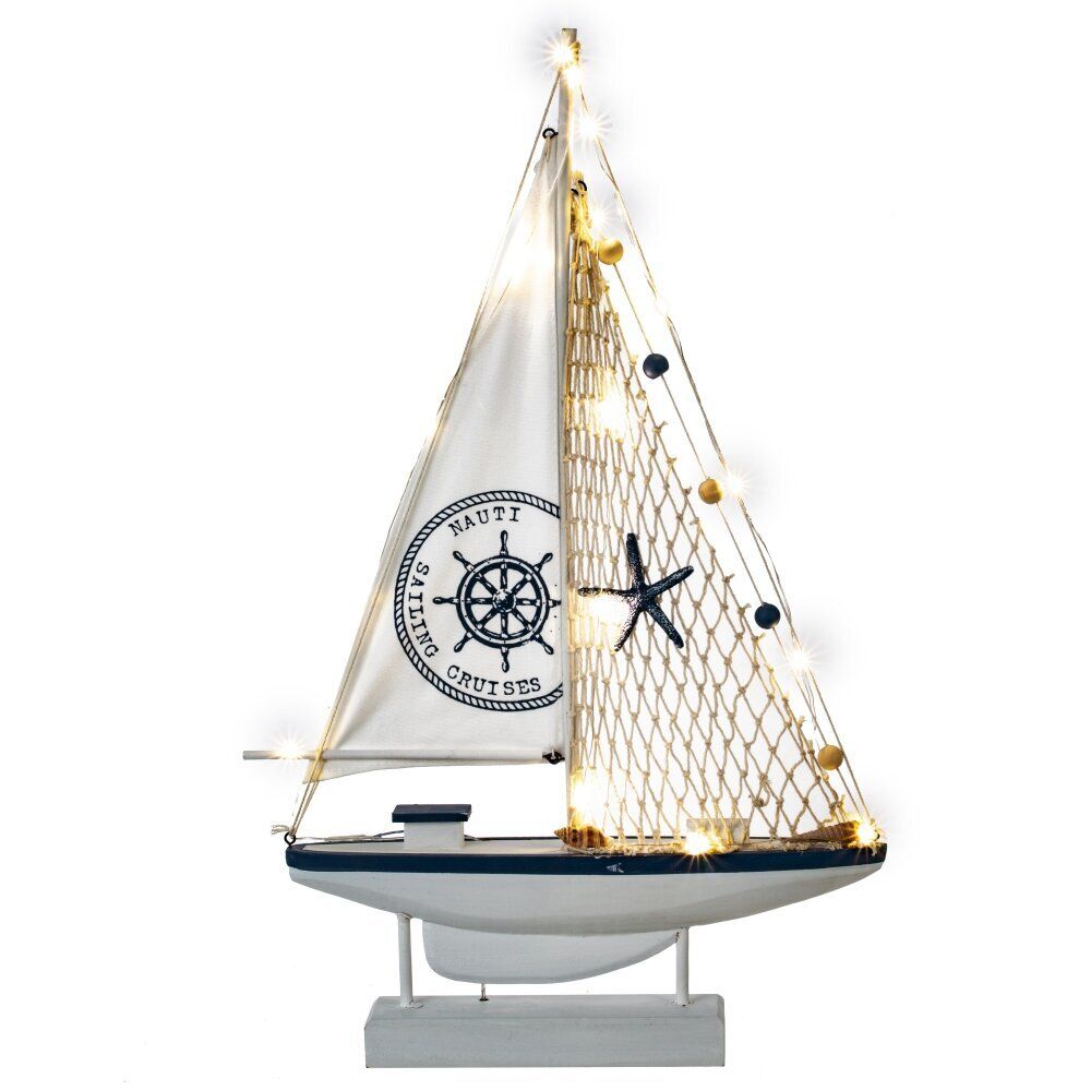 GAEM Изделие декоративное "Корабль" (подсветка 2xАА н/п), L35 W6 H54,5 см