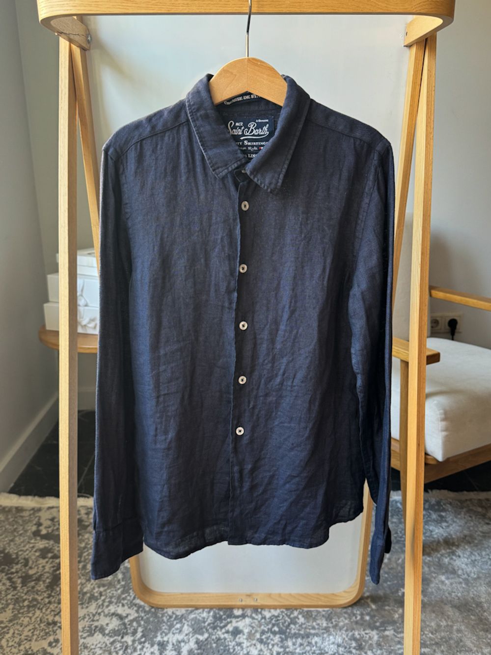 Льняная рубашка Mc2 Saint Barth, 140